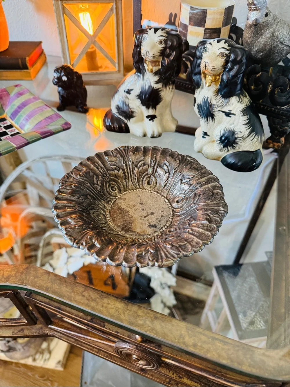 Vintage Towle Acanthus Leaf Bon Bon Dish – EP Silverplate – Model 4005